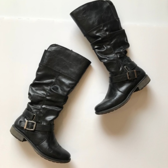bare trap knee high boots